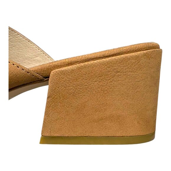 Eileen Fisher Haven Sandy Brown Tumbled Nubuck Slide - Picture 6 of 10